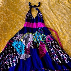 Summer halter handkerchief dress